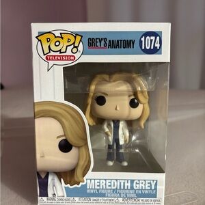Funko Pop! Meredith Grey Vinyl Figure - Blonde and Blue